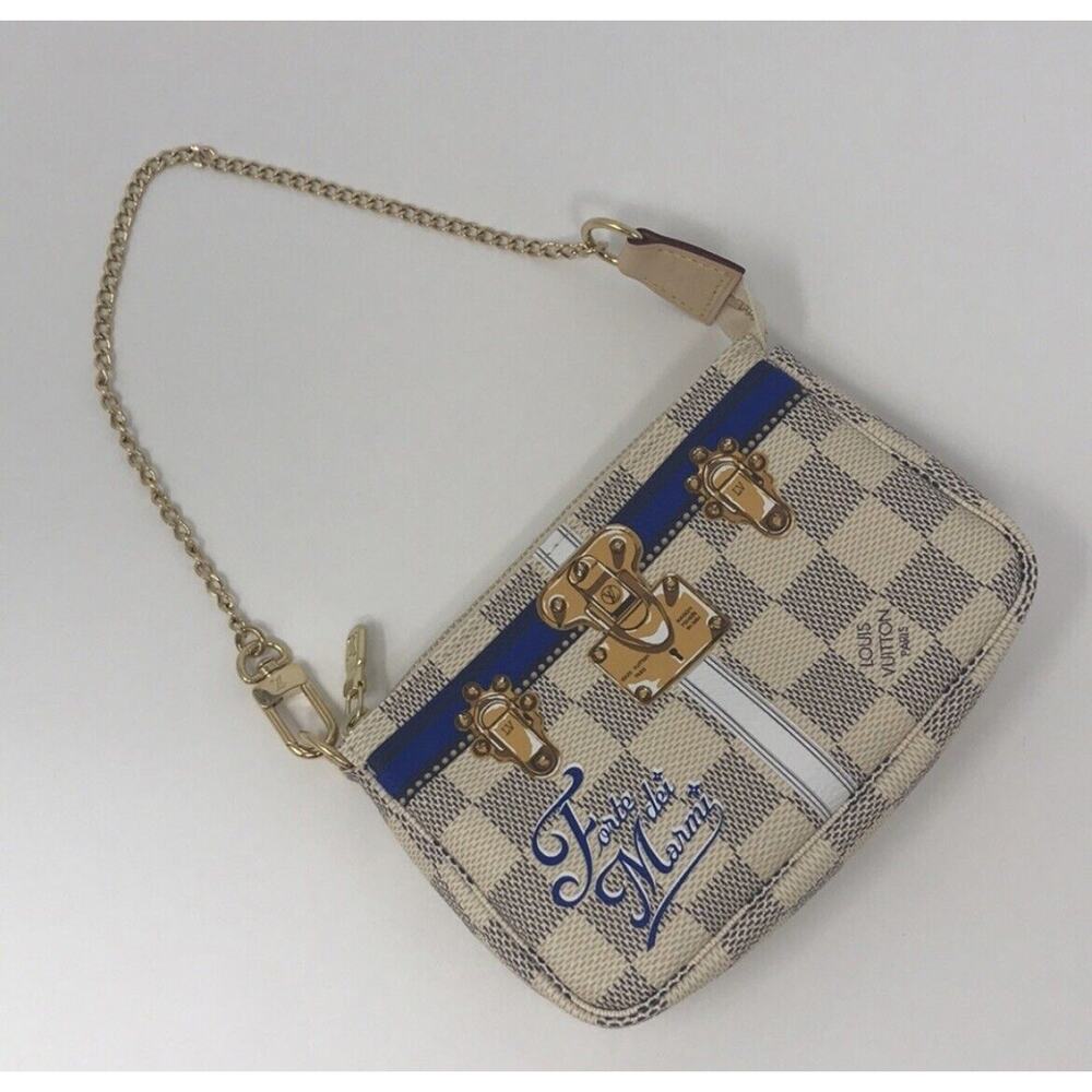 MINI POCHETTE LOUIS VUITTON FORTE DE MARMI LIMITED EDITION D. Azur - Picture 3 of 13